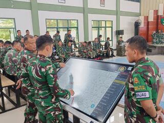 Meja Desain Operasi Pussimpur Jadi Puncak Inovasi Digital pada Latposko I YTP Yon Komposit 1/Gardapati di Natuna