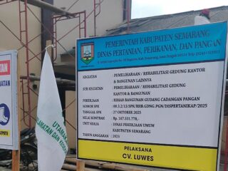 Tak Ada APD, Tanpa Konsultan Pengawas: Rehabilitasi Gedung Cadangan Pangan Semarang Sarat Kejanggalan
