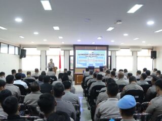 Polres Jepara Gelar Latpraops Lilin Candi 2025, Matangkan Pengamanan Natal 2025 dan Tahun Baru 2026