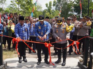 Sinergitas Polres dan Pemkab Wonogiri, Jembatan Dungtemu Akhirnya Diresmika