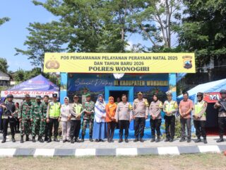 Pastikan Personel Fit, Dokkes Polres Wonogiri Cek Kesehatan Anggota Operasi Lilin Candi 2025