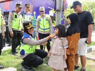 Kapolres Sragen Pastikan Pengamanan Nataru di Pos Yan Rest Area 519 B Berjalan Optimal