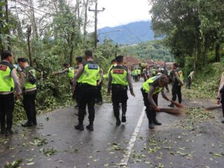 Pastikan kesiapan jalur wilayah Kab. Semarang, Kapolres Semarang lakukan monitoring awal.