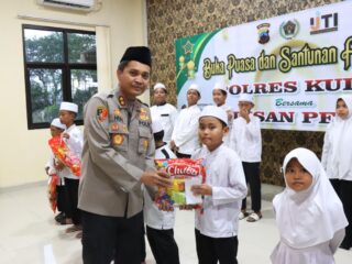 Polres Kudus Gandeng Insan Pers, Buka Puasa Bersama dan Santuni Anak Yatim