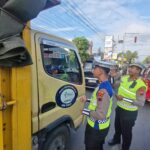 Satlantas Polres Sragen Sosialisasikan Pembatasan Operasional Truk Jelang Mudik Lebaran 2026