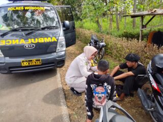 Polres Wonogiri Gelar Pemeriksaan Kesehatan Gratis Saat Halal Bihalal PSH Winongo