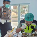 Cek Keamanan Pangan, Polres Wonogiri Pastikan Menu SPPG Eromoko Aman Dikonsumsi
