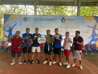 Eks Karesidenan Pati Raih Juara 1 Tenis Lapangan pada Porseni Hari Bhakti PemasyaEks Karesidenan Pati Raih Juara 1 Tenis Lapangan pada Porseni Hari Bhakti Pemasyarakatan ke-62 Tahun 2026 di Nusakambangan*