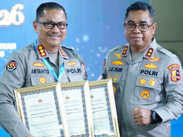 Aktif dan Adaptif di Era Digital, Polda Jateng Raih Tiga Penghargaan Nasional*
