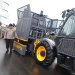 *Baharkam Polri Gelar Apel Pemeriksaan Peralatan Di Polda Jateng; Harus Siap Digunakan Kapan Saja Untuk Jaga Kamtibmas*