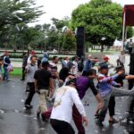 Sispamkota Polres Tegal Siap Jaga Stabilitas Kamtibmas dan Pelayanan Aksi Unjuk Rasa*