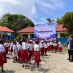 Satgas Swasembada Yonif 643/Wns Koops TNI Habema, Turut Berpatisipasi Peringati Hari Pendidikan Nasional Di Sekolah Perbatasan Papua 