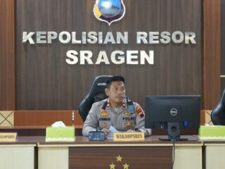 Jelang Ops Patuh Candi 2026, Polres Sragen Matangkan Kesiapan Personel Melalui Latihan Pra Operasi