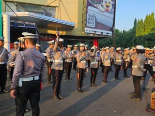 Satlantas Polres Kudus Cek Kesiapan Personel Jelang Operasi Patuh Candi 2026, Ingatkan Disiplin Berlalu Lintas