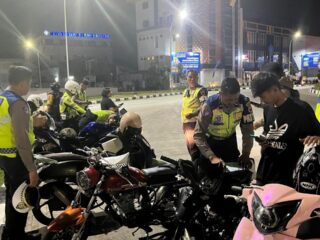 Tak Ada Ruang bagi Knalpot Brong, Polresta Surakarta Amankan Puluhan Sepeda Motor