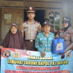 Belajar dari Masyarakat, Taruna Akpol Manggala Satya Sambangi Lansia dan Salurkan Bantuan di Gondang Sragen