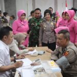 Sambut Hari Bhayangkara, Polres Demak Gelar Aksi Donor Darah Bersama TNI dan Instansi Lain