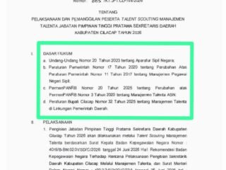 Seleksi Sekretaris Daerah Cilacap Disorot, Diduga Abaikan Prosedur dan Timbulkan Diskriminasi