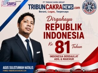 Semangat HUT RI ke-81, Pimred Tribuncakransws.com Dorong Pers Makin Berani dan Terpercaya