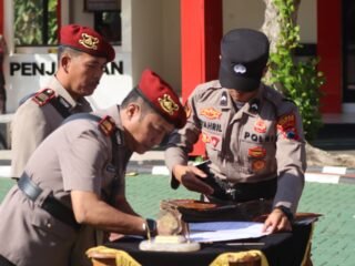 Kapolres Wonogiri Pimpin Sertijab Wakapolres, Wakapolres Baru hingga Sejumlah Kapolsek Resmi Berganti