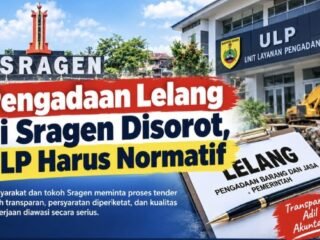 Pengadaan Lelang di Sragen Disorot, ULP Diminta Jalankan Proses Secara Normatif dan Transparan