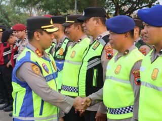 Polres Jepara Gelar Apel Pengamanan Pertandingan BRI Super League Antara Persijap Jepara vs Java United