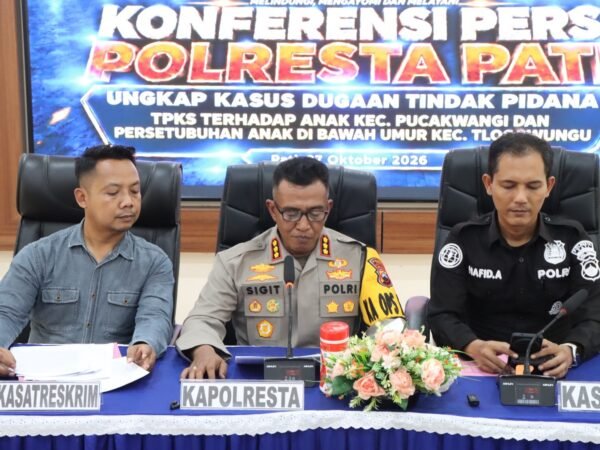 Polresta Pati Ungkap Kasus Persetubuhan terhadap Anak di Bawah Umur, Tersangka Ditahan*