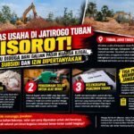 AKTIVITAS USAHA DI JATIROGO TUBAN DISOROT! BAHAN BAKU DIDUGA DARI GALIAN PASIR KUARSA ILEGAL, SOLAR SUBSIDI DAN IZIN DIPERTANYAKAN